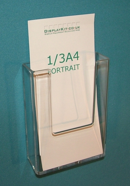 1/3A4 Wall Mounted Leaflet Dispenser