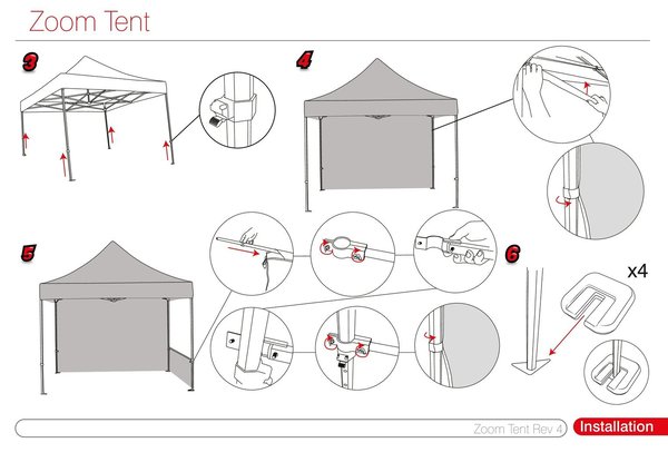 Zoom Exhibition Tent Half Wall